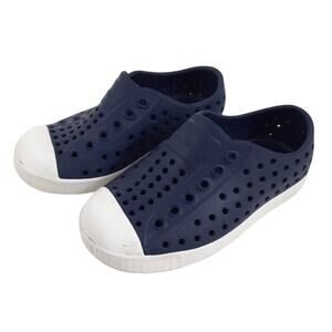 Native Jefferson Water Shoes Toddler 7 Navy Blue Slip On Play Shoes Sneakers